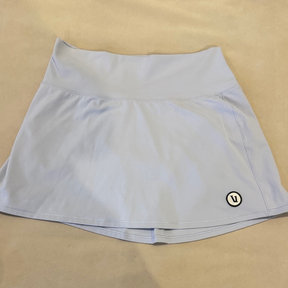 Vuori Light Blue Volley Tennis Skirt